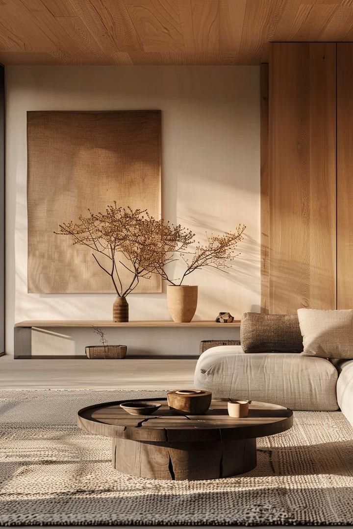 Earthy Wooden Lounge